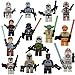 14 Pcs Lego-Compatible Figures Action Figures Cake Topper Party Favor with Weapons