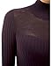 PattyBoutik Women's Turtleneck Eyelet Inset Sweetheart Sweater