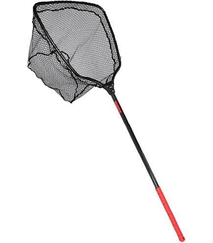 Ed Cumings Red White & Blue Rubber Landing Net, Large : Sports & Outdoors