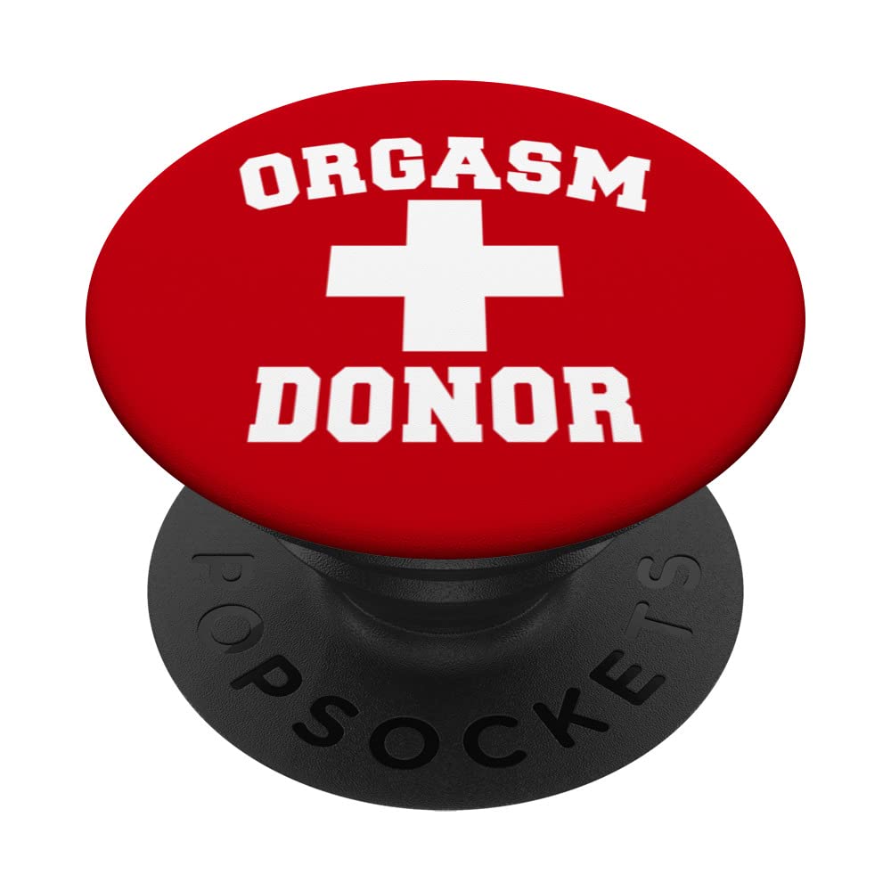 PRIDE ORGASM DONOR DISPENSER FUNNY HALLOWEEN COSTUME MEN BOY PopSockets Swappable PopGrip