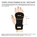 Yosoo Gymnastics Grip Palm Protectors with Wrist Support Strap for Workout Cross Training Weight Lifting, Suits Men and Women - Pull Up Gloves with Padding to Avoid Calluses