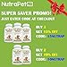 NutraPet Probiotics for Dogs Chewable, Digestive Health Supplement with Added Prebiotic, Vitamins and Minerals for an Active Lifestyle, 60 Tabs