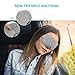 Eye Mask for Sleeping,2Pack Voluex Sleep Mask for Women Men Kids,100% Blackout Light Sleeping Mask with Adjustable Strap, Lightweight and Comfortable Blindfold for Travel, Shift Work, Naps（Gray）