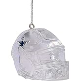 FOCO NFL Dallas Cowboys Clear Helmet Ornament – Officially Licensed Holiday Decoration