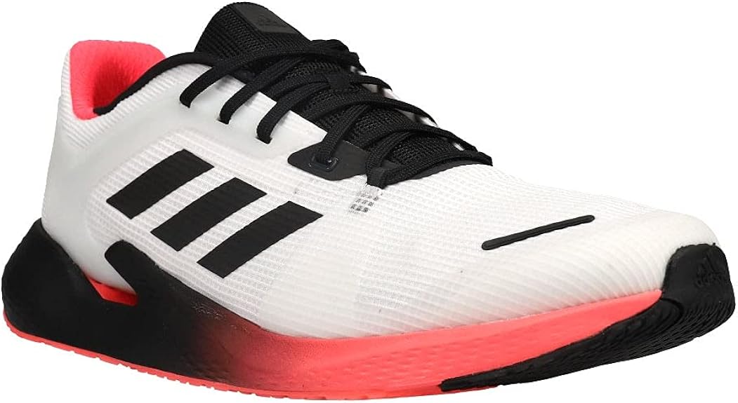 adidas Men's AlphaTorsion Running Shoes White/Core Black/Signal Pink: Amazon.co.uk: Shoes & Bags