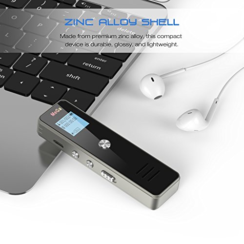 Digital-Voice-Recorder-MeGa-8GB-Digital-Audio-Sound-Recorder-Dictaphone-Voice-Activated-Recorder-with-MP3-Player-Dual-microphones-Zinc-Alloy-for-Meeting-Lecture-and-more
