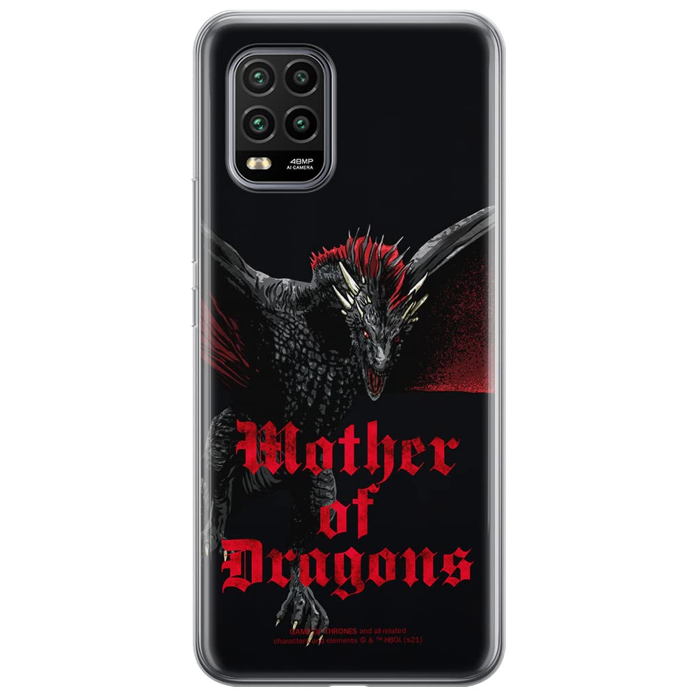 ERT GROUP mobile phone case for Xiaomi MI 10 LITE original and officially Licensed Game of Thrones pattern 002 optimally adapted to the shape of the mobile phone, case made of TPU
