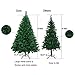 Hilai 6ft Artificial Christmas Tree Unlit Pine Tree with Solid Metal Stand Fluffy Xmas Tree 1000 Tips Festival Party Holiday Decoration