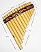 Easy to Play Beginner Peru Treasure Small Peruvian Tunable Antara Pan Flute 13 Pipes Case Included (Beige)