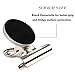 12 Refrigerator Magnet Clips with Black Flannelette for Scratch Safe - 38mm Wide - Perfect Fridge Magnets,Office Magnets,Photo Magnets for House Office Use