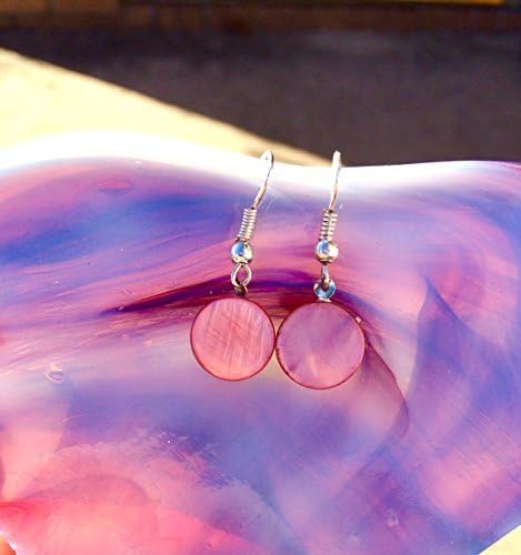 Pink Moon Pearl Opal Finish Earrings