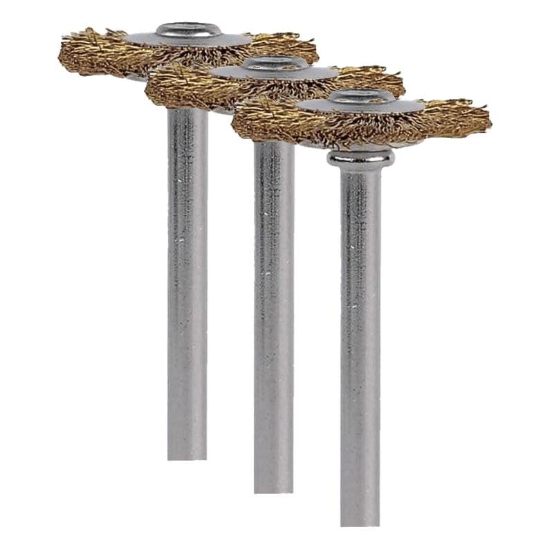 Dremel 535-02 Brass Brushes, (6 Pack), 3/4″ Diameter