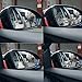 Slim Square Blind Spot Mirror, Ampper HD Glass Frameless Convex Rear View Mirror, Pack of 4