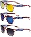 Classic American Patriot Flag Style Sunglasses USA (all 3 pairs)