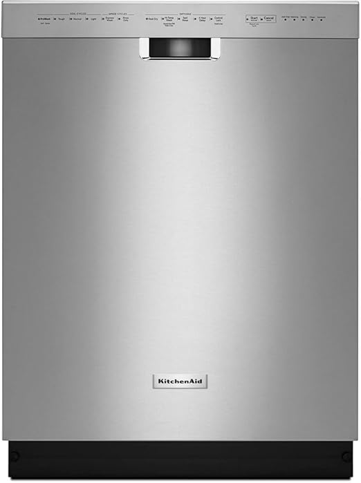 dishwasher with stainless steel tub and racks