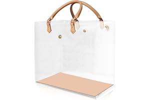 KTNGY Clear PVC DIY Tote Bag Handbag Making Kit Handmade Gift Bag Craft Accessory Tool Set Birthday Holiday Gift Bag