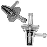 YehVeh 2 Pack Right Angle L Inline Fuel Filter 90