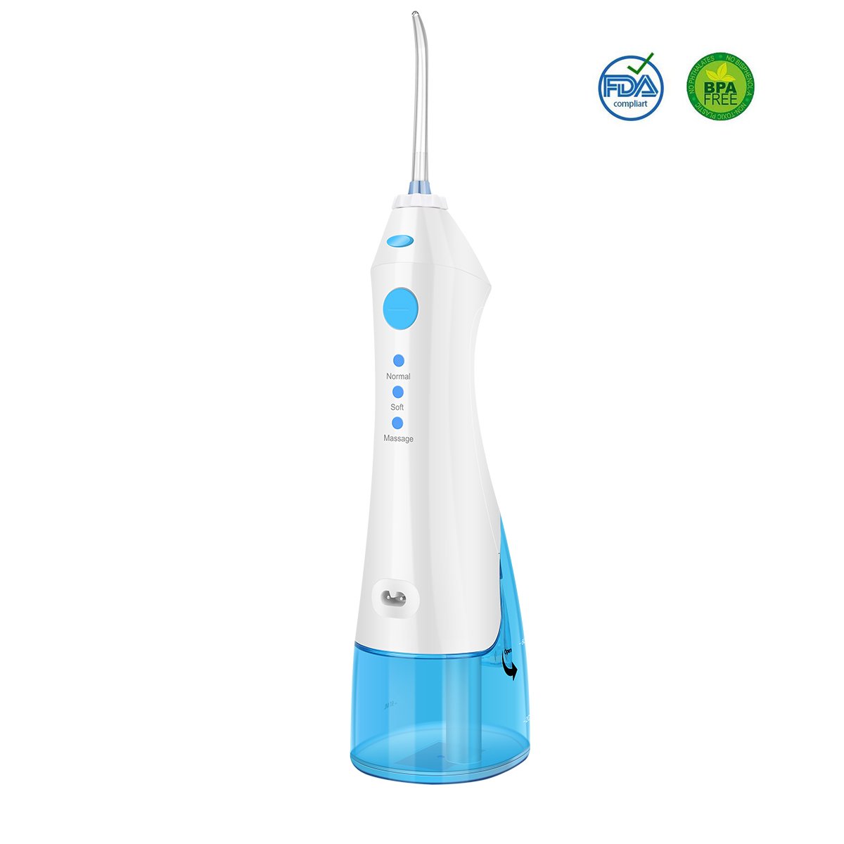 Irrigador Oral Irrigador Portátil de HONZIN Water Flosser Dental Portátil con Modos