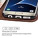 Galaxy s7 Case, Arae [Wrist Strap] Flip Folio [Kickstand Feature] PU leather wallet case with ID&Credit Card Pockets For Samsung Galaxy S7 (not for Galaxy S7 edge) (brown)