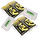 Bundle 4 Pack Nitecore RCR123A NL166 3.7V 650mA 2.4Wh 650mAh Protected Li-ion 16340 Rechargeable Batteries with 2 X EdisonBright battery carry cases