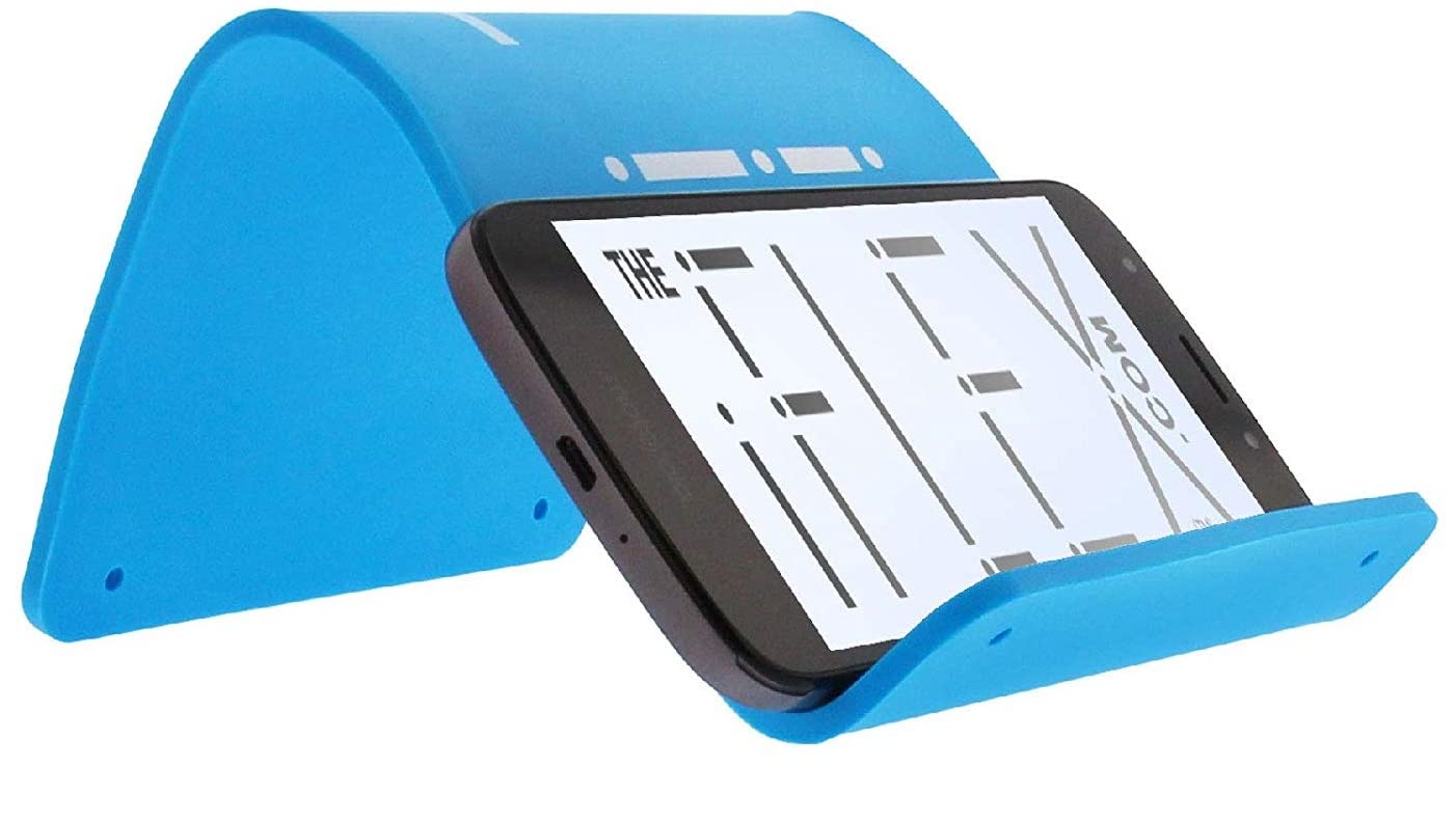 iFLEX | Cell Phone & Tablet Stand Holder for in-Flight Air Travel | Holds iPhone Android Cellphone iPad Kindle Tablet | Universal Silicone Stand/Holder | Phone Stand for Desk | Skype YouTube Netflix