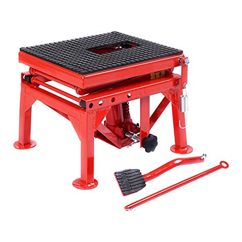 Buy GHP 300Lbs Max Capacity Center Stand Hydraulic Scissor Foot Pedal