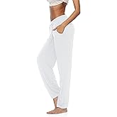 DIBAOLONG Womens Yoga Pants Wide Leg Comfy Drawstring Loose Straight Lounge Running Workout Legging