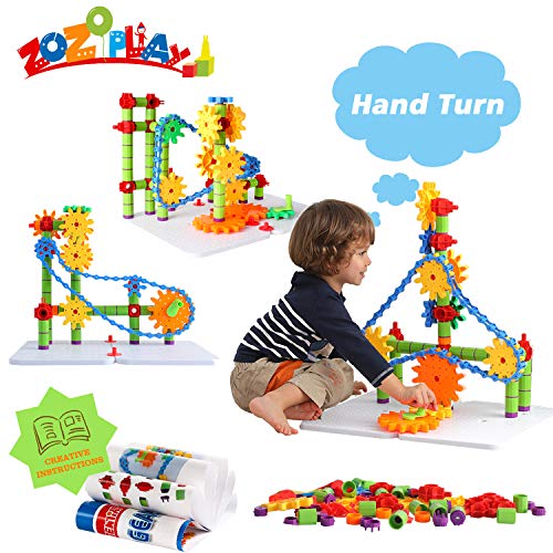 ZoZoplay STEM Learning Toy 170 PCS Engineering Creative Construction Building Blocks Kids Educational Toy Set for Boys and Girls Ages 3 4 5 6 7 8 9 Yr Old - Thumbnail 6