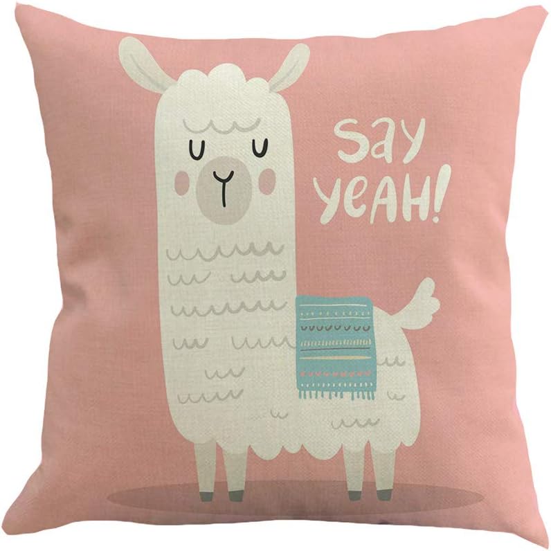 Littay Pattern Pillowcase Pillow Case Cushion Cover Sofa Home Car Decor 17.72"X17.72"inch