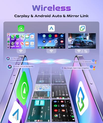 4G+128G Wireless Carplay Android Car Radio for Renault Captur Clio 2011-2018 9 Inch Incell Screen Car Radio with Android Car GPS Navi WiFi Mirror Link Bluetooth FM/RDS/EQ/SWC Rear Camera