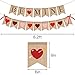 Valentines Day Burlap Banner, BE Mine and Heart Garland Banner, Valentine's Day Decorations, Photo Props, Wedding, Engagement Party Supplies