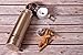 17oz Coffee Thermos, Stainless Steel Travel Mug, Double Wall Vacuum Insulated Water Bottle, Keeps Drinks Hot for 12 Hours and Cold for 24,(Extra Seal Gasket Included) Color Champagne Gold