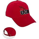 Desert Cactus University of Central Missouri Baseball Hat UCM Mules Brimmed Embroidered Hats Cap Adjustable Cloth Strap Adult (Style A) Red