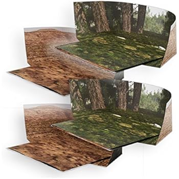 Backdrop Compatible with LEGO Shopkins Action Figures Play; Double-sided Dioramas: Twice The Value For The Money; Great For Engaging Imagination, Make Stop-motion Movies; DOUBLE Pack