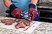 Extreme Heat Resistant Gloves for BBQ Grilling And Fireplace Long Cuff Forearm Protection Silicone Grip Good For Smoker Baking Cooking Oven Mitts Or Camping Gloves (1 Pair)