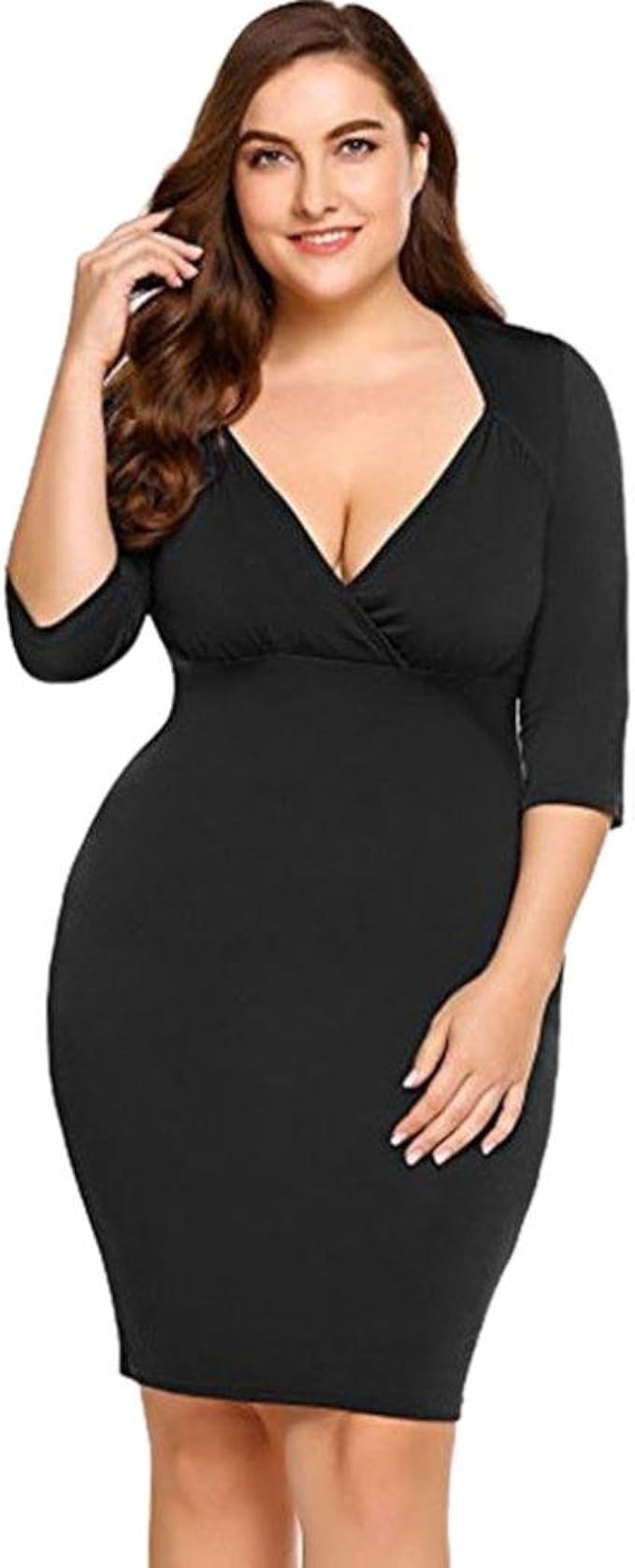 Schwarzes Kleid Kurz V Ausschnitt Schwarzes Kleid Kurz V Ausschnitt