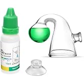 FZONE Aquatic CO2 Glass Drop Checker PH Momitor Test CO2 Kit Aquarium Plan | Easy-to-Read, Accurate CO₂ Monitoring, Compact, Quick Setup, Premium Glass for Aquarium Plant Fish Tank