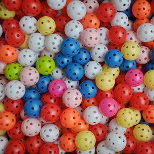 Plastic Golf Balls for Practice Swing Putter, 150pack 100pack 50pack Baseball Hitting Softball Batting Training – Limited Flight – Airflow Hollow 41mm Durable Ball for Indoor Simulators, Backyard, Driving Range