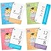 Math Mastery Bundle: 715 Self-Checking Flashcards with Word Problems, All Addition, Multiplication, Division Facts 0-12 and All Subtraction Minuends 0-18 by Pint-Size Scholars