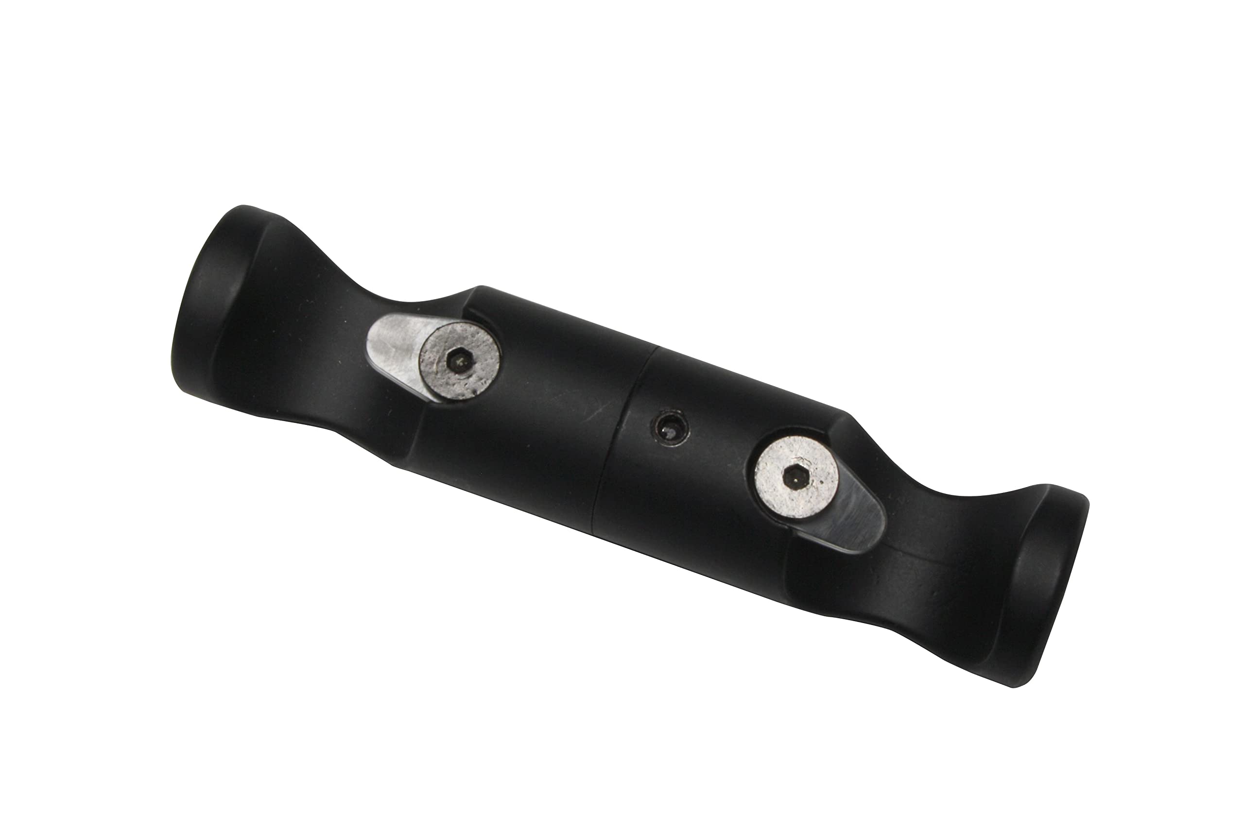 GARDINIA Chicago Series Ceiling Support Adapter for Curtain Rods, 2-Track Open, All Mounting Parts Included, Diameter 20 mm, Metal, Matt Black