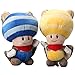 UiUoU Super Mario Bros. U Flying Squirrel Mario Luigi & Blue Yellow Flying Squirrel Toad Plush Musasabi 9'' Set of 4 pcs