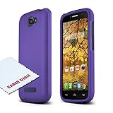 Alcatel One Touch Fierce 2 Case, [Purple] Slim Grip Rubberized Hard Plastic Case for Alcatel One Touch Fierce 2 (2014)