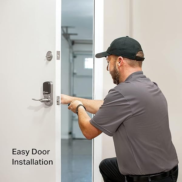 YALE | LIFTMASTER SMART LOCK WITH TOUCHSCREEN DEADBOLT – WORKS WITH MYQ APP & KEY BY AMAZON IN-GARAGE DELIVERY WHEN PAIRED WITH SMART GARAGE HUB (SOLD SEPARATELY), OIL RUBBED BRONZE