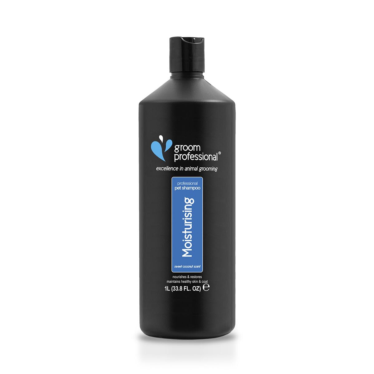 GROOM PROFESSIONAL Coconut Moisturising Dog Shampoo for Itchy Skin - Soothing for Dry Itchy Skin - Reduces Skin Irritation - Coconut Oil to Condition Coat & Remove Dandruff - Gentle for Puppies, 1L — image 1