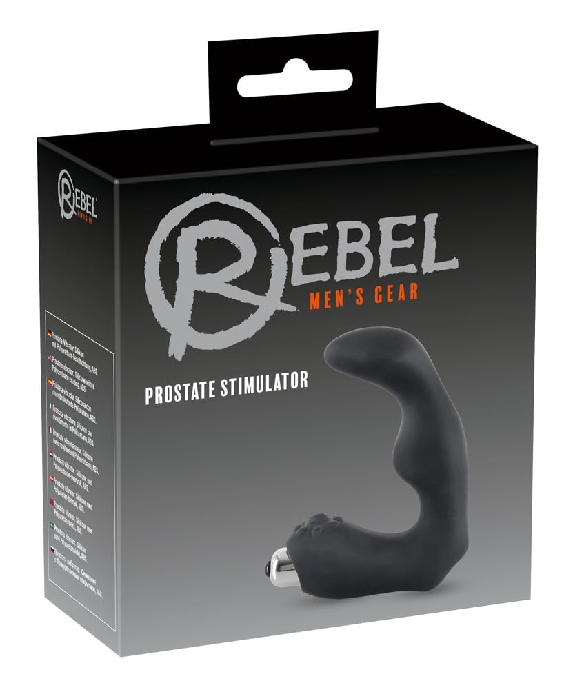 Rebel Men Prostate Masturbator Black/Silver 12 cm