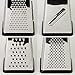 Oliver & Kline Stainless Steel Box Surface Glide Technology 4-Sided Cheese Grater and Vegetable Slicer with Storage Container Set