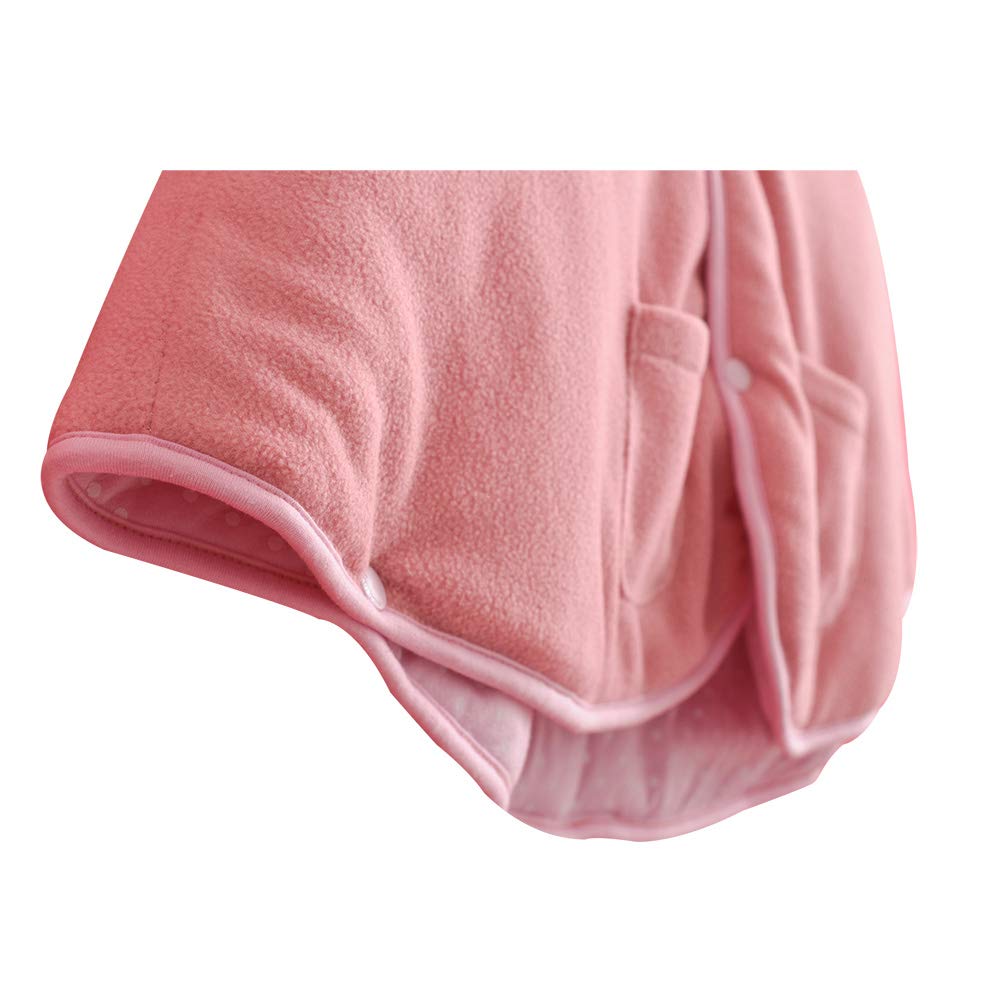 mikistory Baby Girls Baby Boys Winter Autumn Hoodie Outwear Fleece Apricot 9-24Months