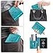WALNEW Passport Holder for Travel, RFID Passport Cover Wallet for Women Men, PU Leather Passport Book Card Holder Case with Pen, Travelling Essentials for Flying