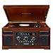 Crosley CR7007A-MA Patriarch Turntable with Radio, CD Player and Aux-In (Mahogany)