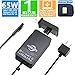 Charger for Microsoft Surface Laptop 6 5 4 go Studio 3 2 1, Surface Pro 10 9 8 X 7 6 5 4 3, Surface Go 3 2 1, Surface Book 2 1, 65W Power Adapter with Travel case and 11.2FT Cord